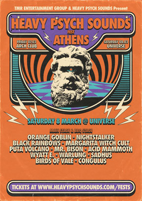 HPS Fest - Athens 2025 - 8th March Lineup