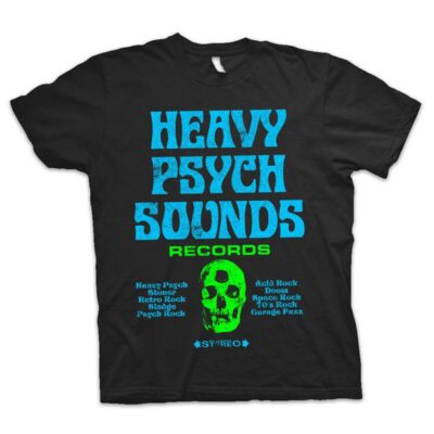 Heavy Psych Sounds - #04 (Black/Cyan/Green Fluo) - Tshirt